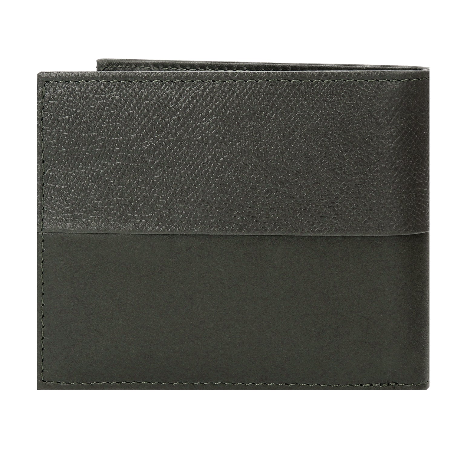 Crossing Infinite Bi-Fold Leather Wallet With Window And Coin Pocket RFID - Khaki