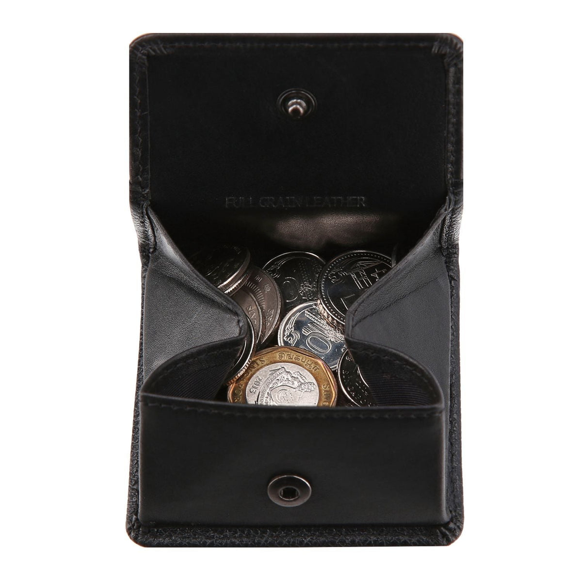Crossing Infinite Leather Coin Pouch - Black