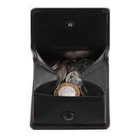 Crossing Infinite Leather Coin Pouch - Black
