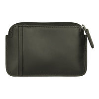 Crossing Infinite Leather Key Coin Pouch With Card Slots RFID - Khaki