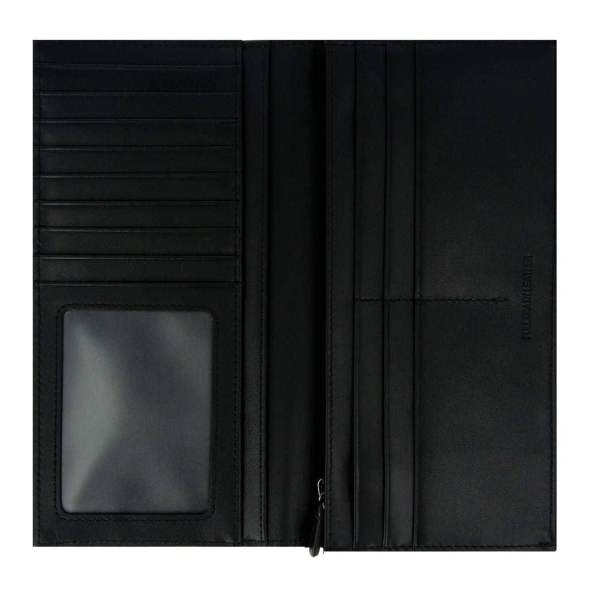 Crossing Infinite Long Leather Wallet RFID - Black