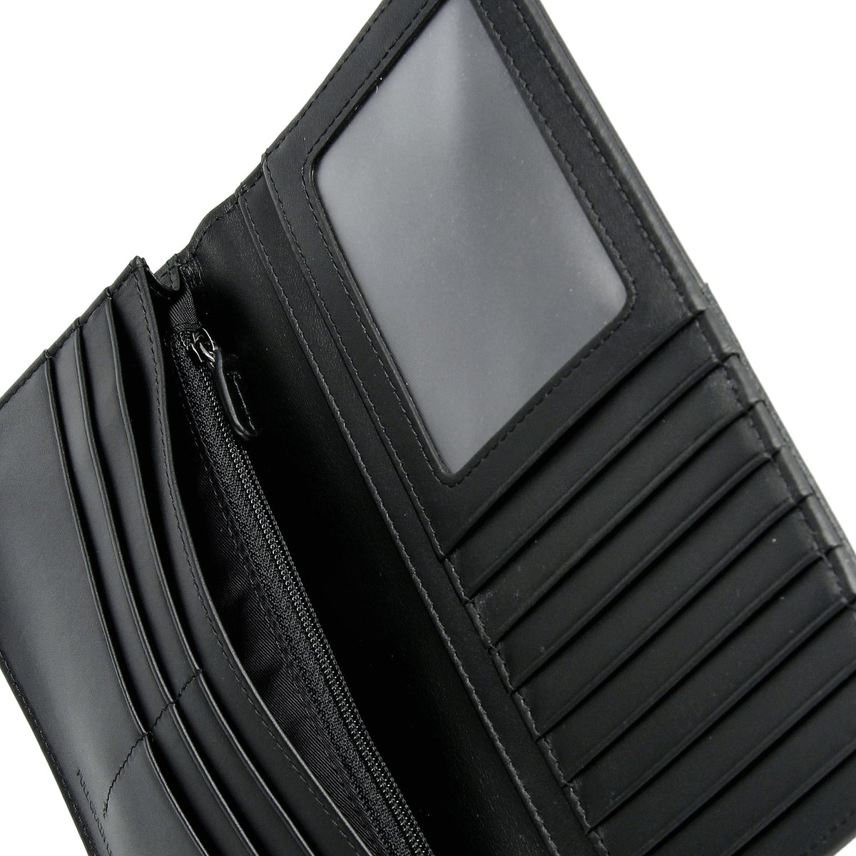 Crossing Infinite Long Leather Wallet RFID - Black