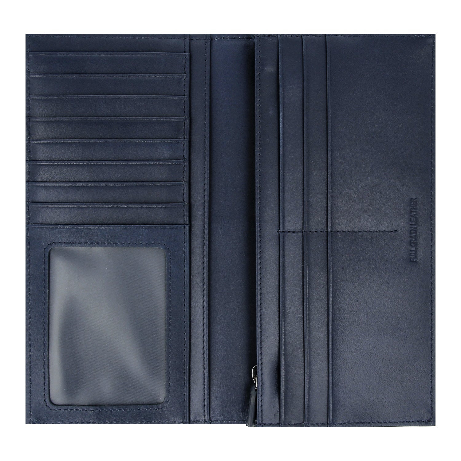 Crossing Infinite Long Leather Wallet RFID - Blue