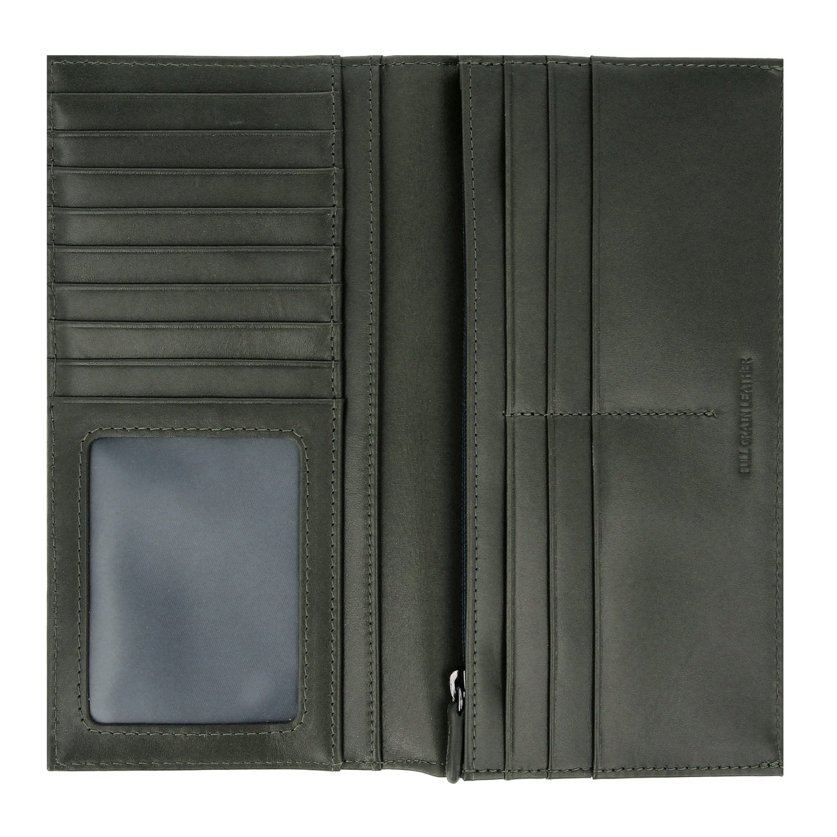 Crossing Infinite Long Leather Wallet RFID - Khaki