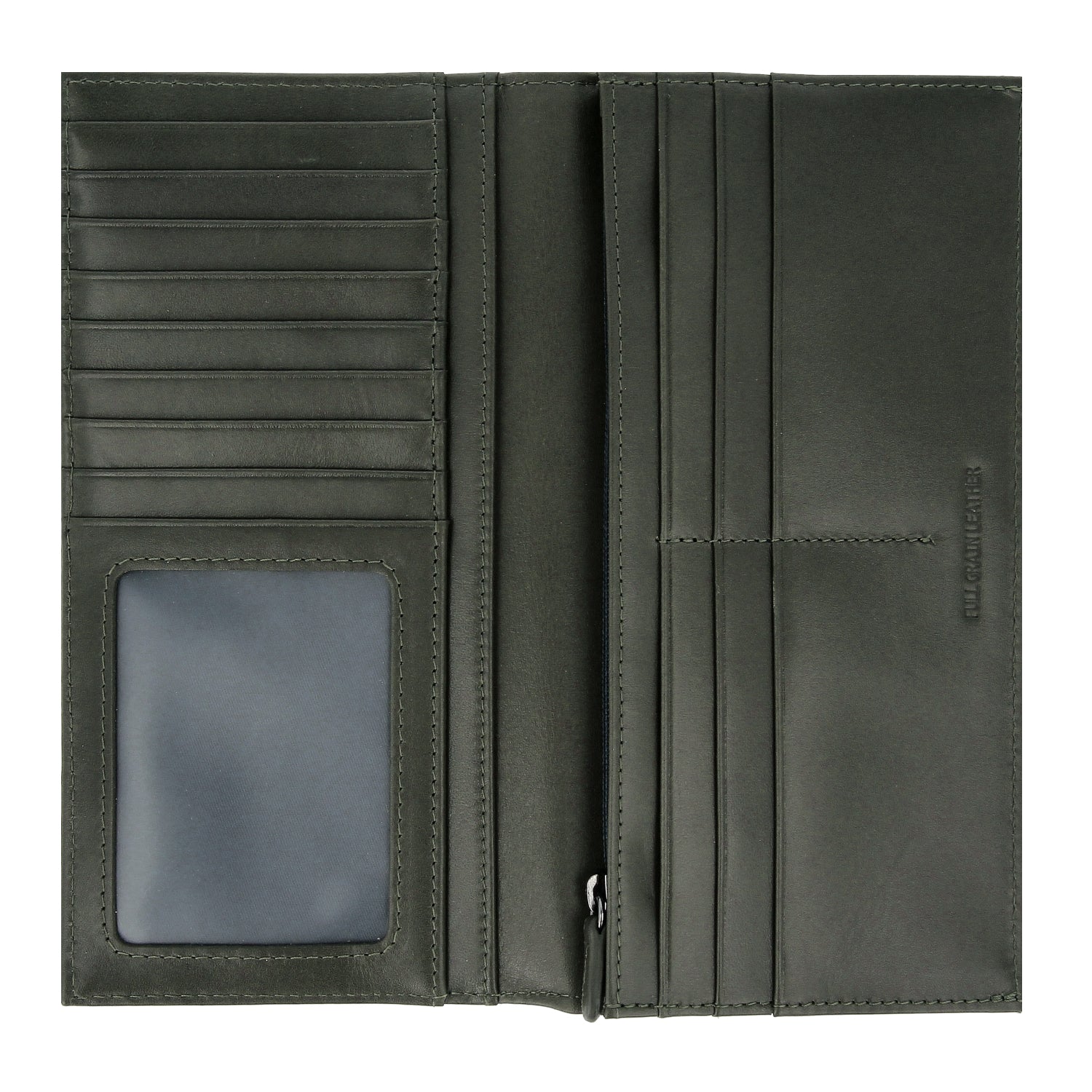 Crossing Infinite Long Leather Wallet RFID - Khaki