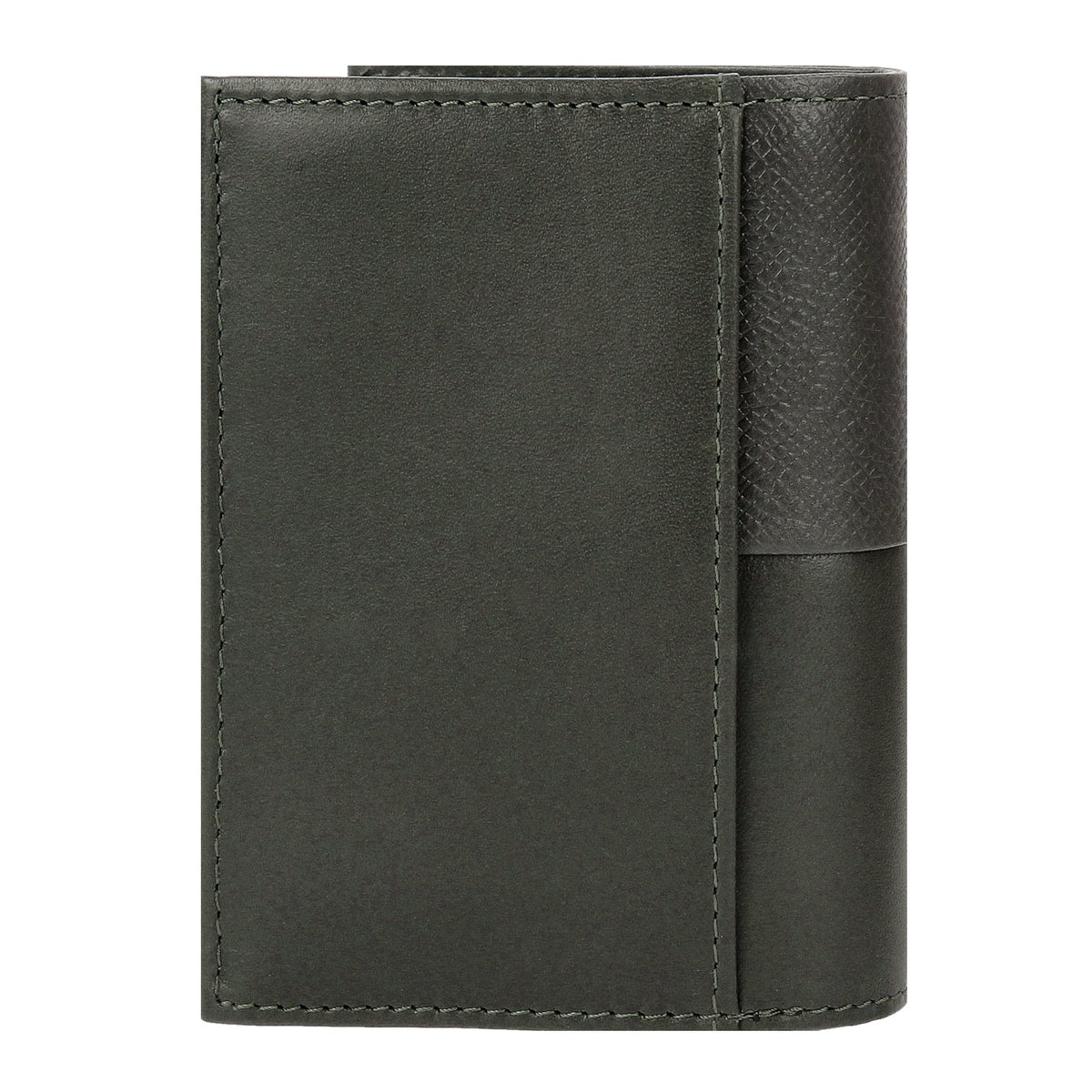 Crossing Infinite Short Leather Wallet With Coin Pouch RFID - Khaki