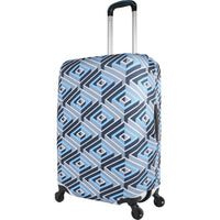 Crossing Luggage Cover Medium - Geometric Square Pattern (23"-25")