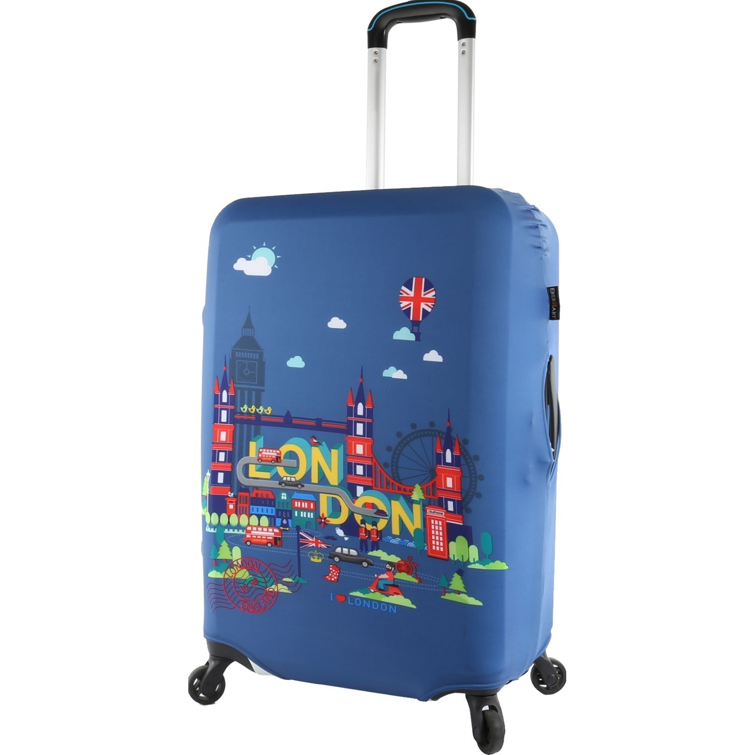 Crossing Luggage Cover Medium V3 (23"-25") - London