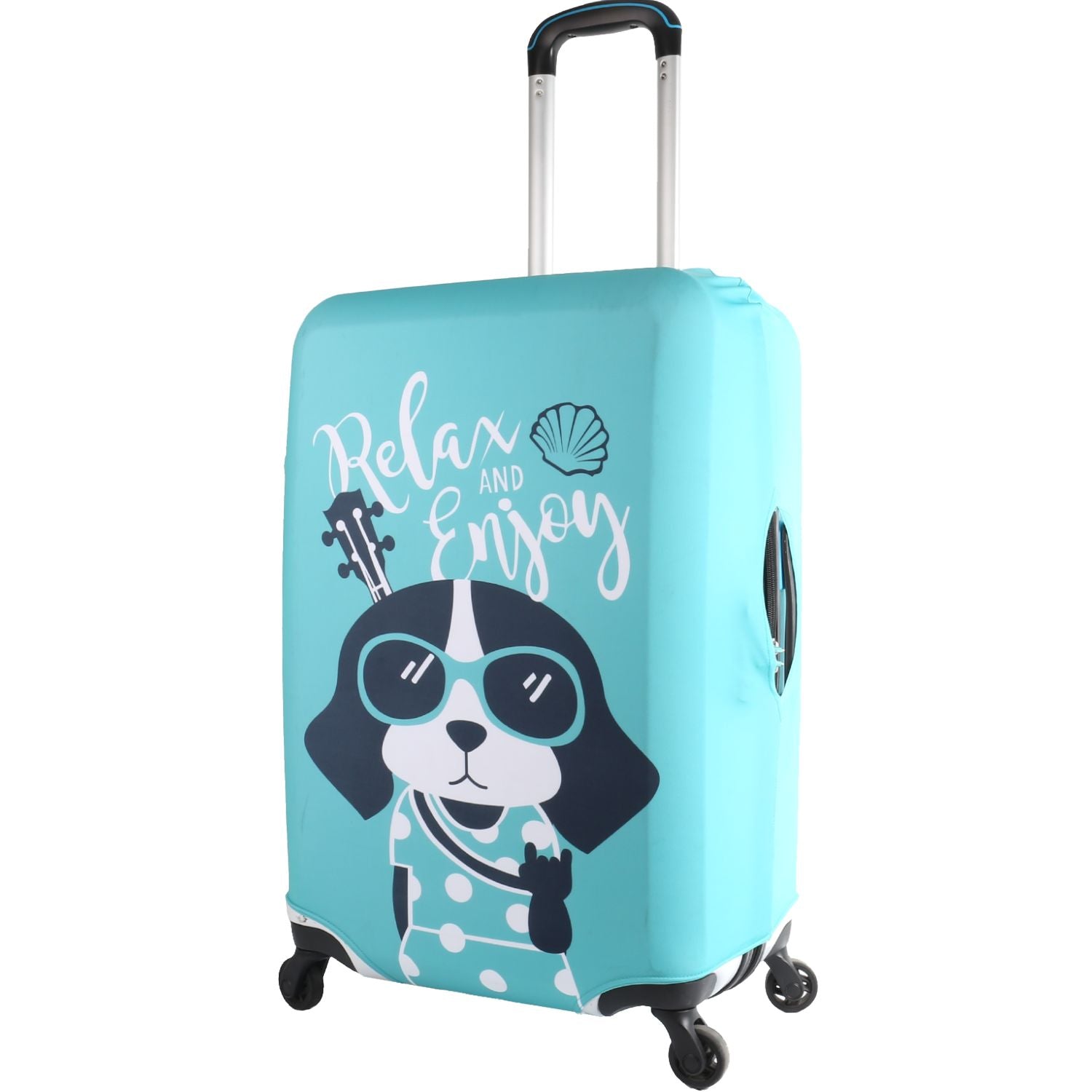 Crossing Luggage Cover Medium - Relax & Enjoy (23"-25")