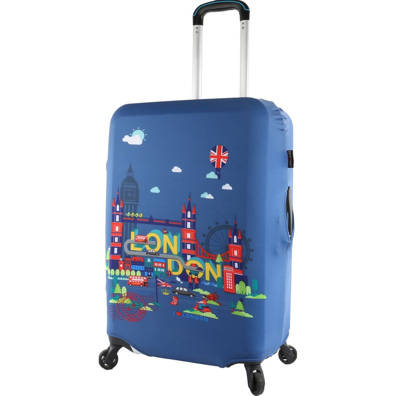 Crossing Luggage Cover Small V3 (18"- 21") - London