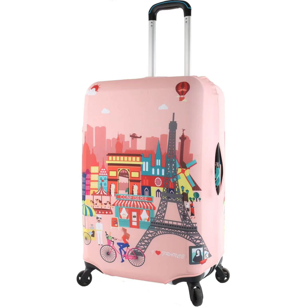 Crossing Luggage Cover Small - Paris (18"- 21")