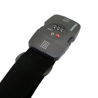 Crossing Luggage Strap With 3 Dial TSA Lock - Black