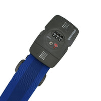 Crossing Luggage Strap With 3 Dial TSA Lock - Blue