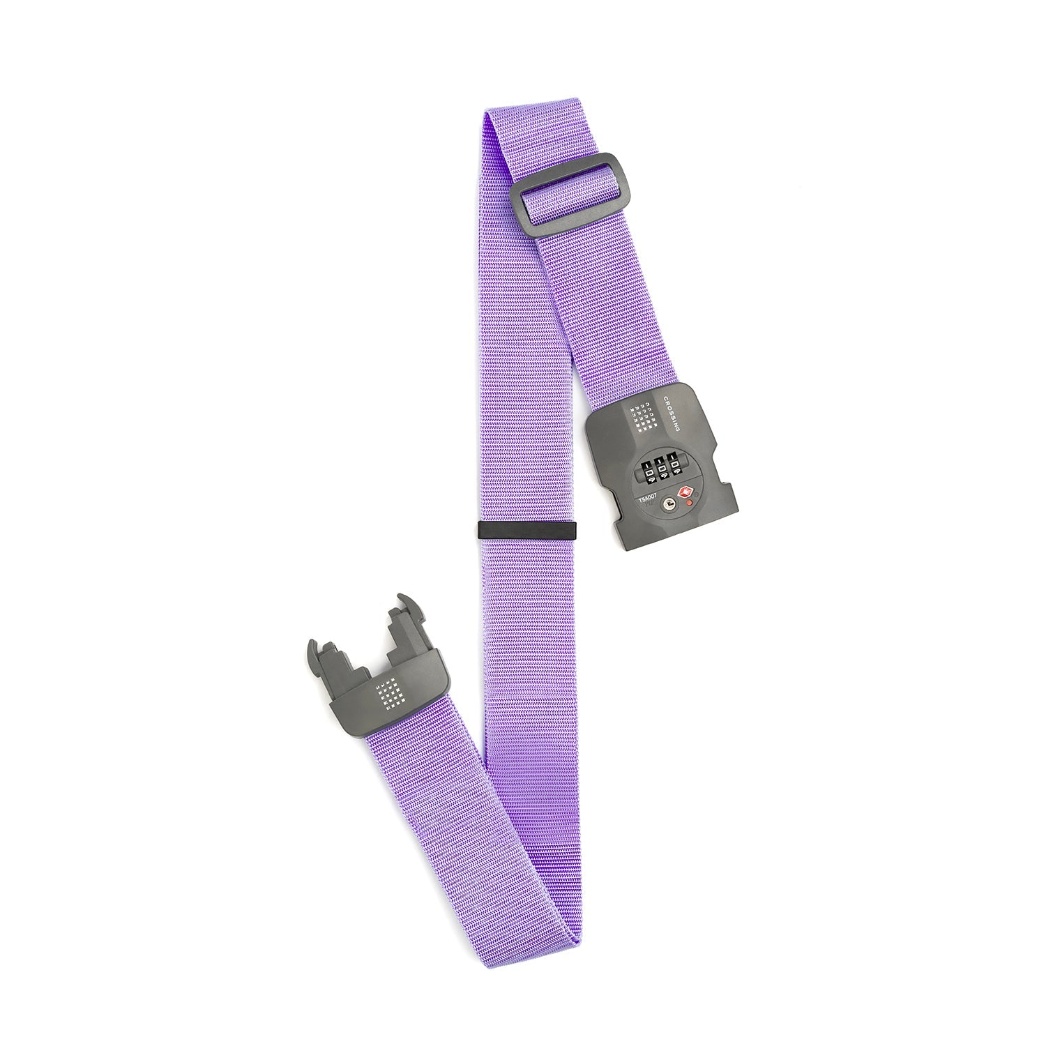 Crossing Luggage Strap With 3 Dial TSA Lock - Lavender