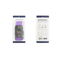 Crossing Luggage Strap With 3 Dial TSA Lock - Lavender