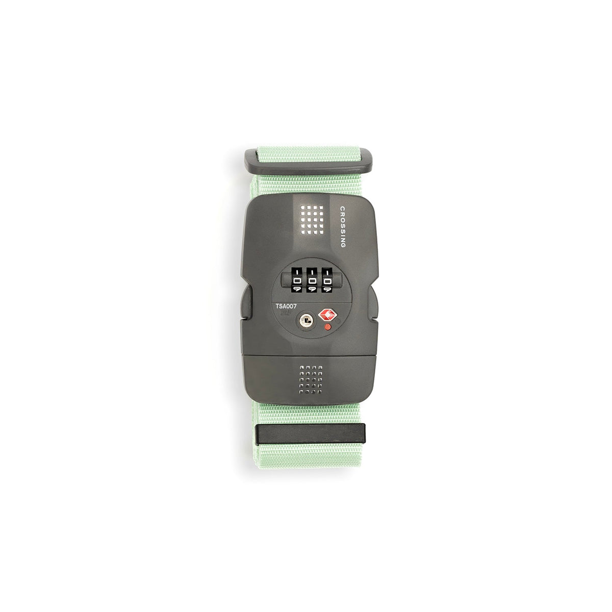 Crossing Luggage Strap With 3 Dial TSA Lock  - Mint