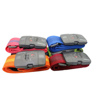 Crossing Luggage Strap With 3 Dial TSA Lock - Orange