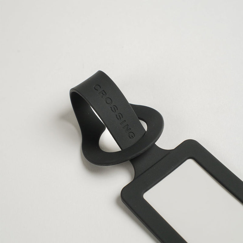 Crossing Luggage Tag - Black