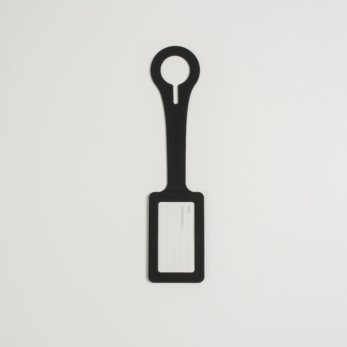 Crossing Luggage Tag - Black