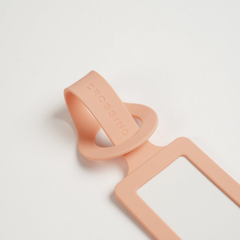 Crossing Luggage Tag - Coral