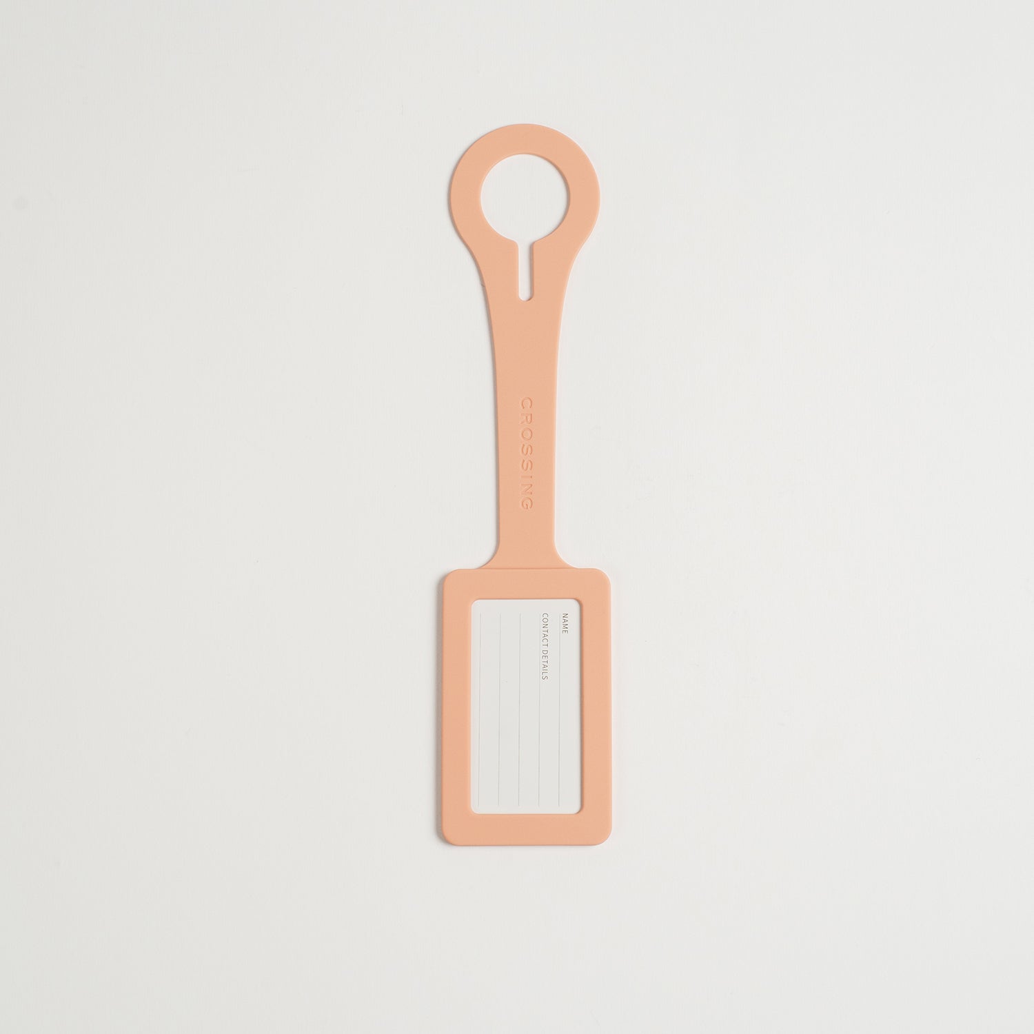 Crossing Luggage Tag - Coral