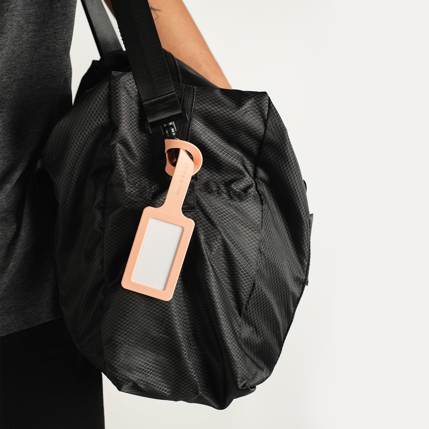 Crossing Luggage Tag - Coral