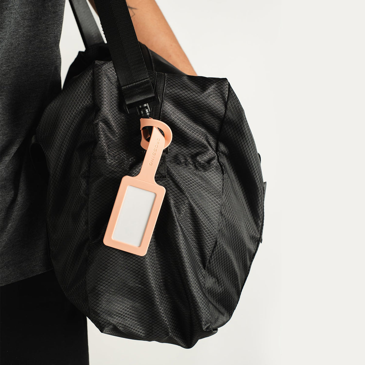 Crossing Luggage Tag - Coral