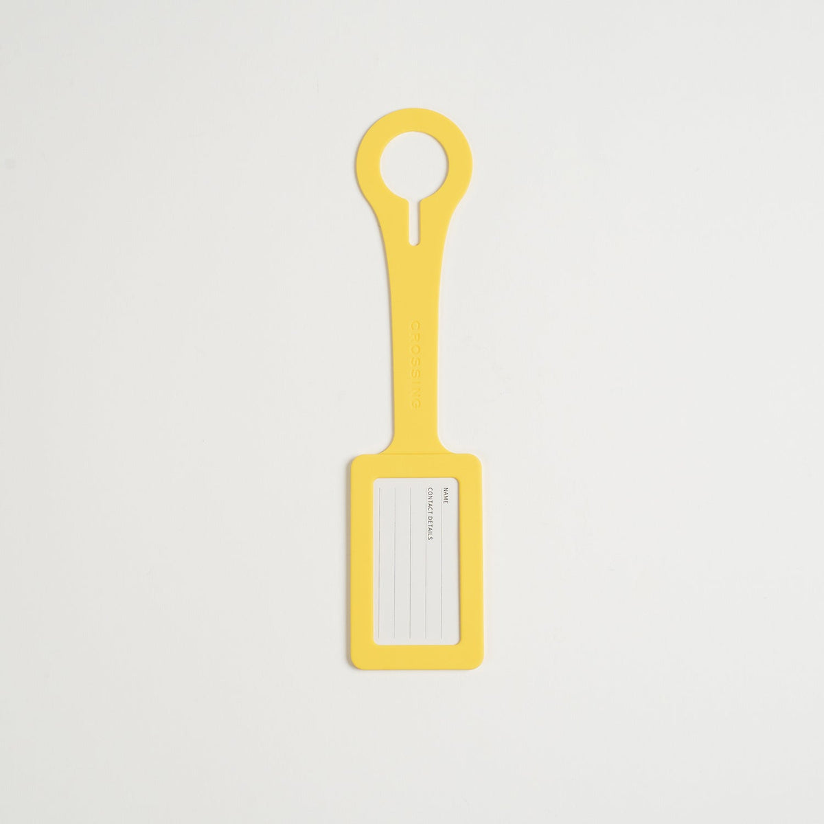 Crossing Luggage Tag - Lemon