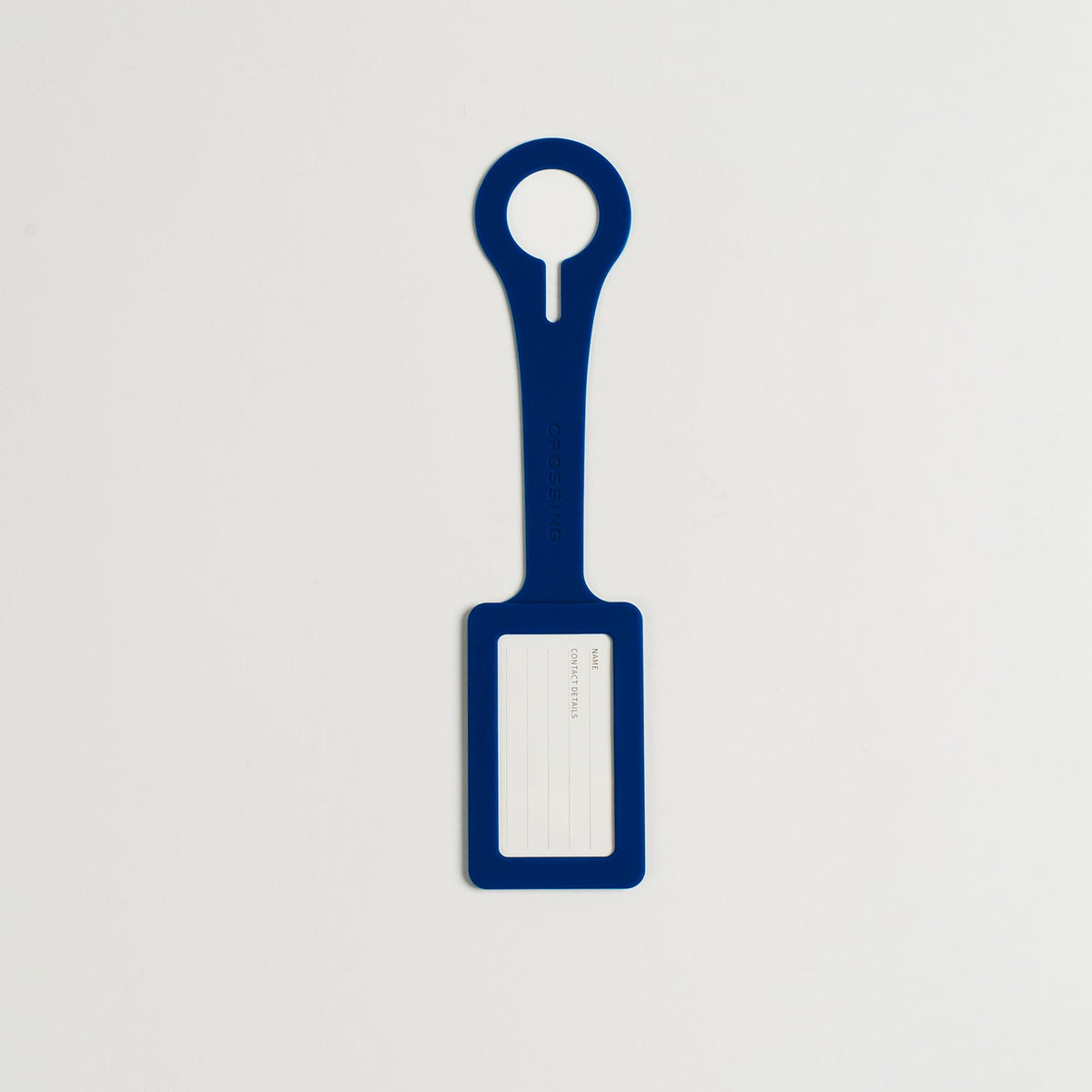 Crossing Luggage Tag - Navy