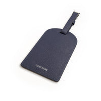 Crossing Milano Leather Luggage Tag - Barcoss Navy