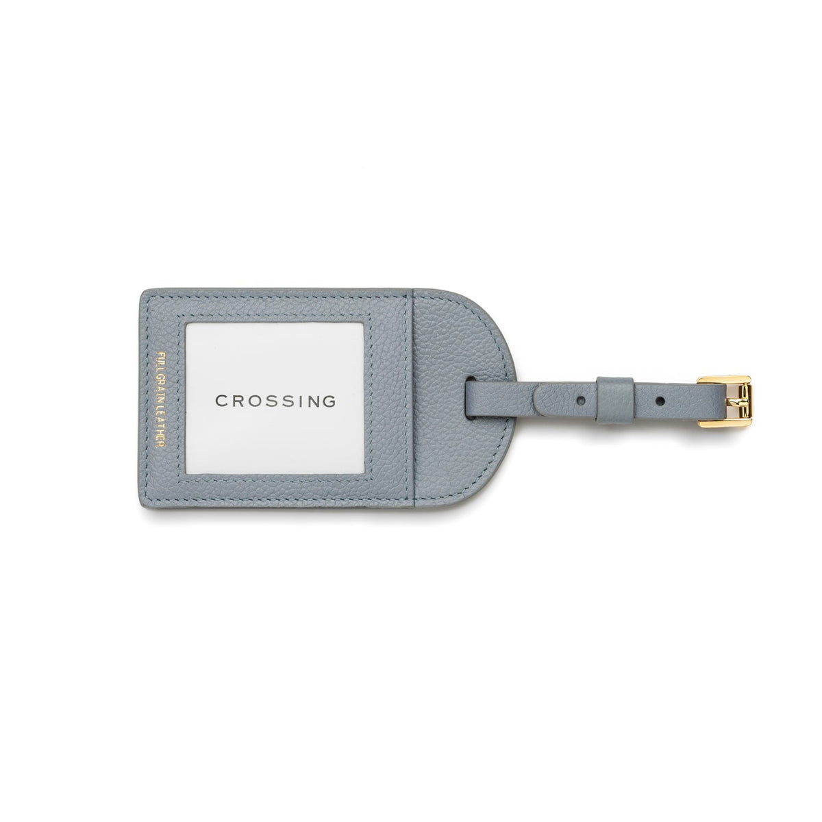 Crossing Milano Leather Luggage Tag - Pigeon