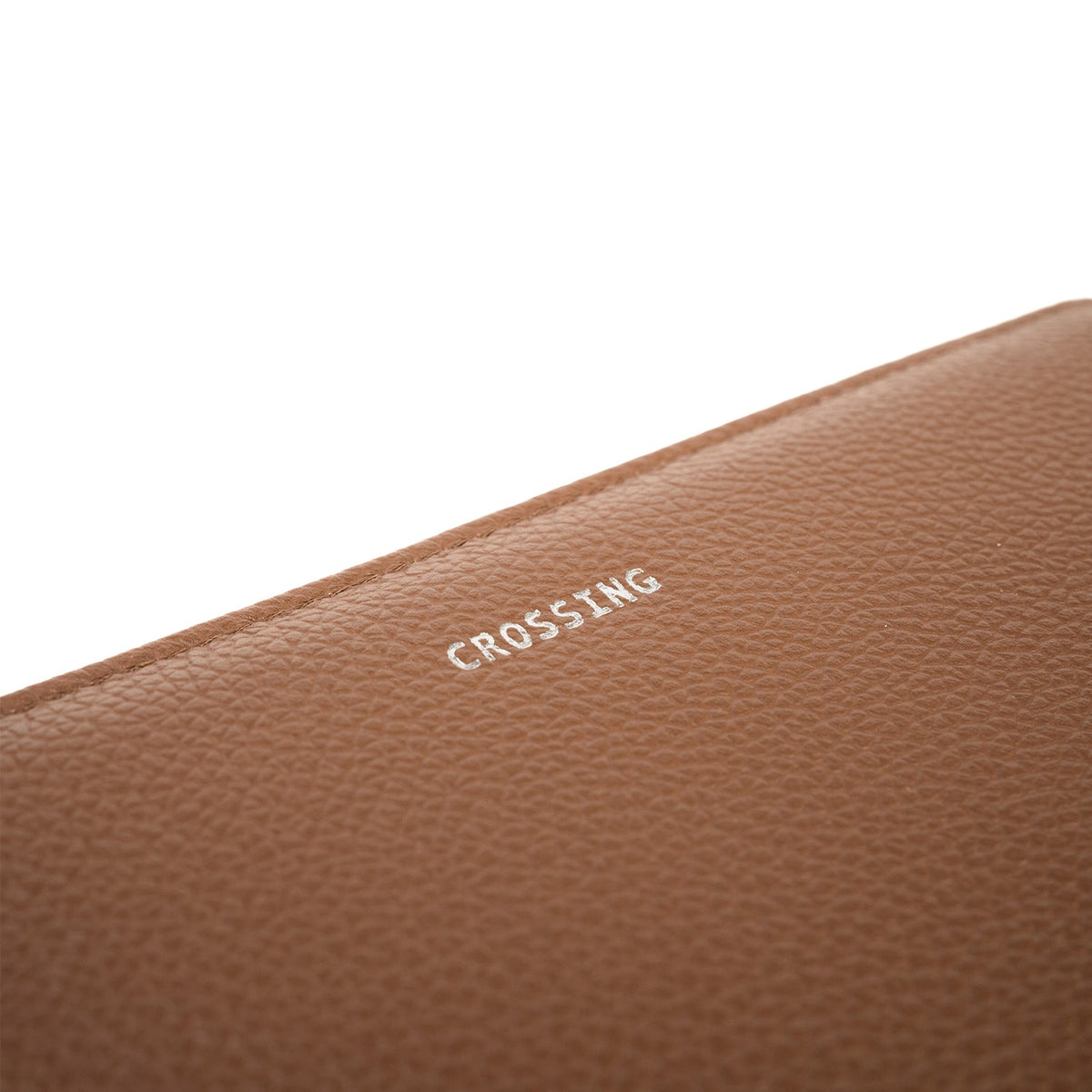 Crossing Milano Long Zip Wallet RFID - Barcoss Brown