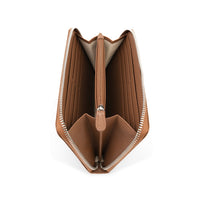 Crossing Milano Long Zip Wallet RFID - Barcoss Brown