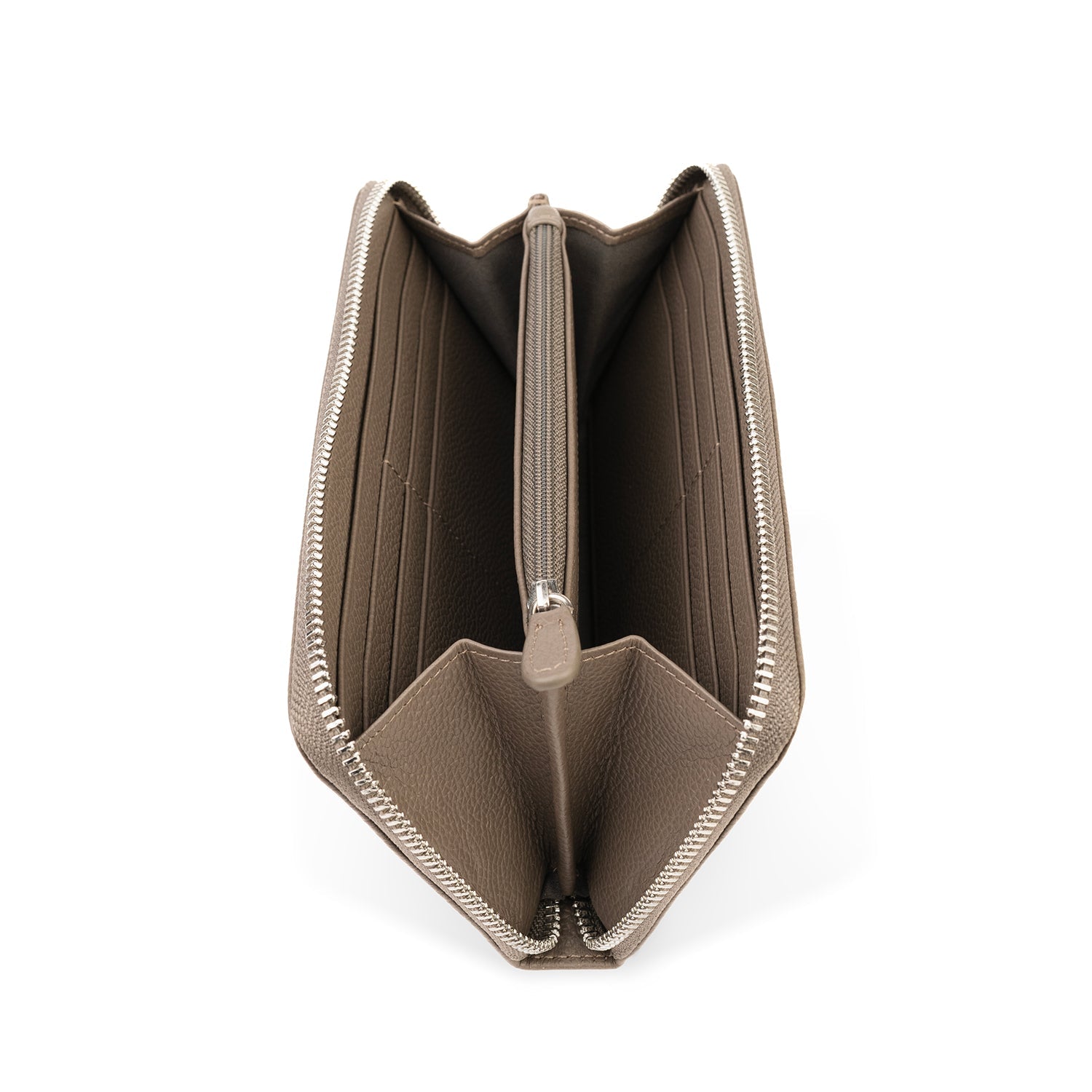 Crossing Milano Long Zip Wallet RFID - Dark Khaki