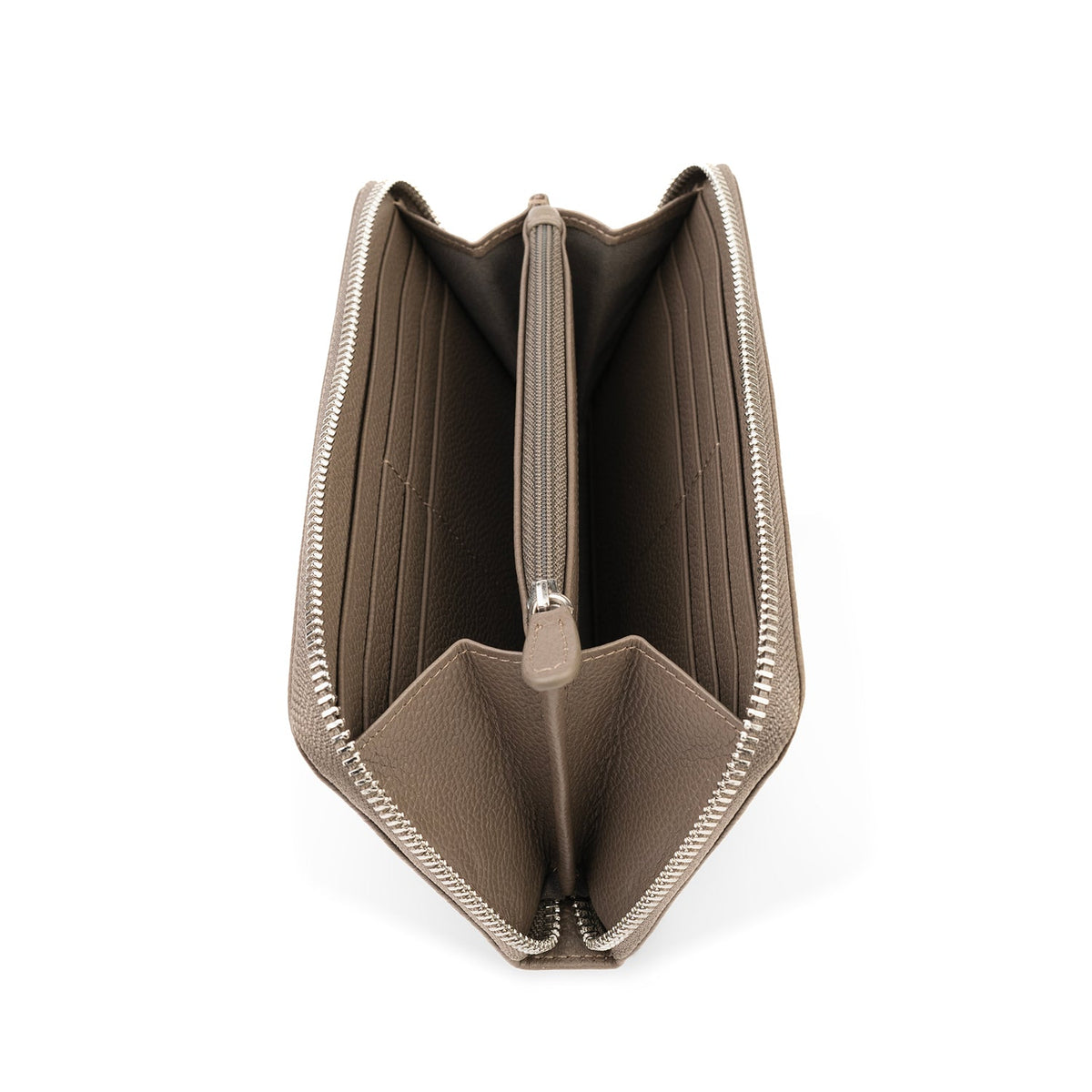 Crossing Milano Long Zip Wallet RFID - Dark Khaki