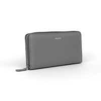 Crossing Milano Long Zip Wallet RFID - Grey