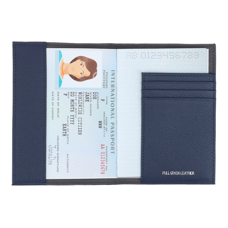 Crossing Milano Passport Holder Rfid - Barcoss Navy