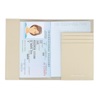 Crossing Milano Passport Holder - New Sand