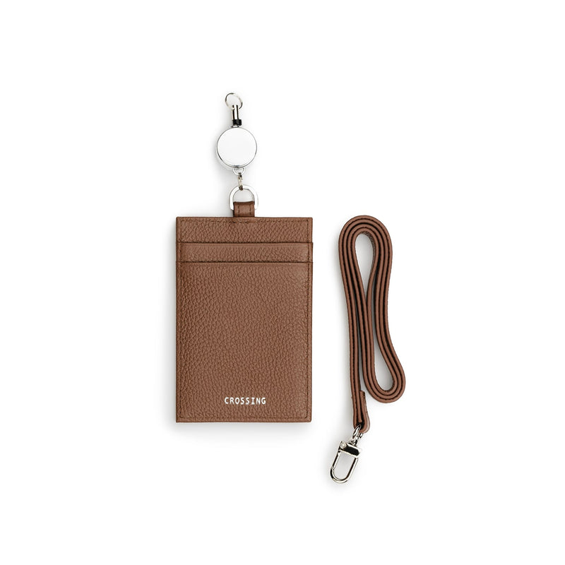 Crossing Milano Retractable Lanyard - Barcoss Brown