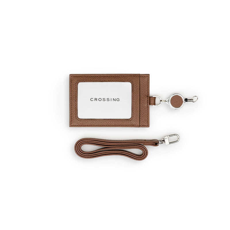 Crossing Milano Retractable Lanyard - Barcoss Brown