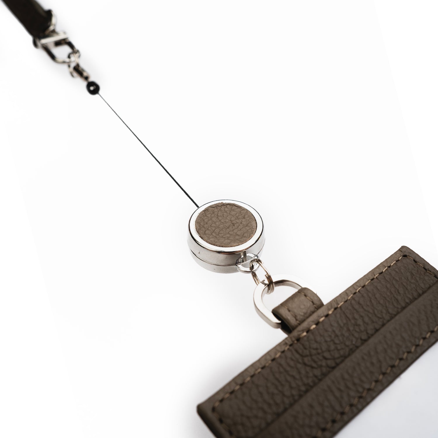Crossing Milano Retractable Lanyard - Dark Khaki