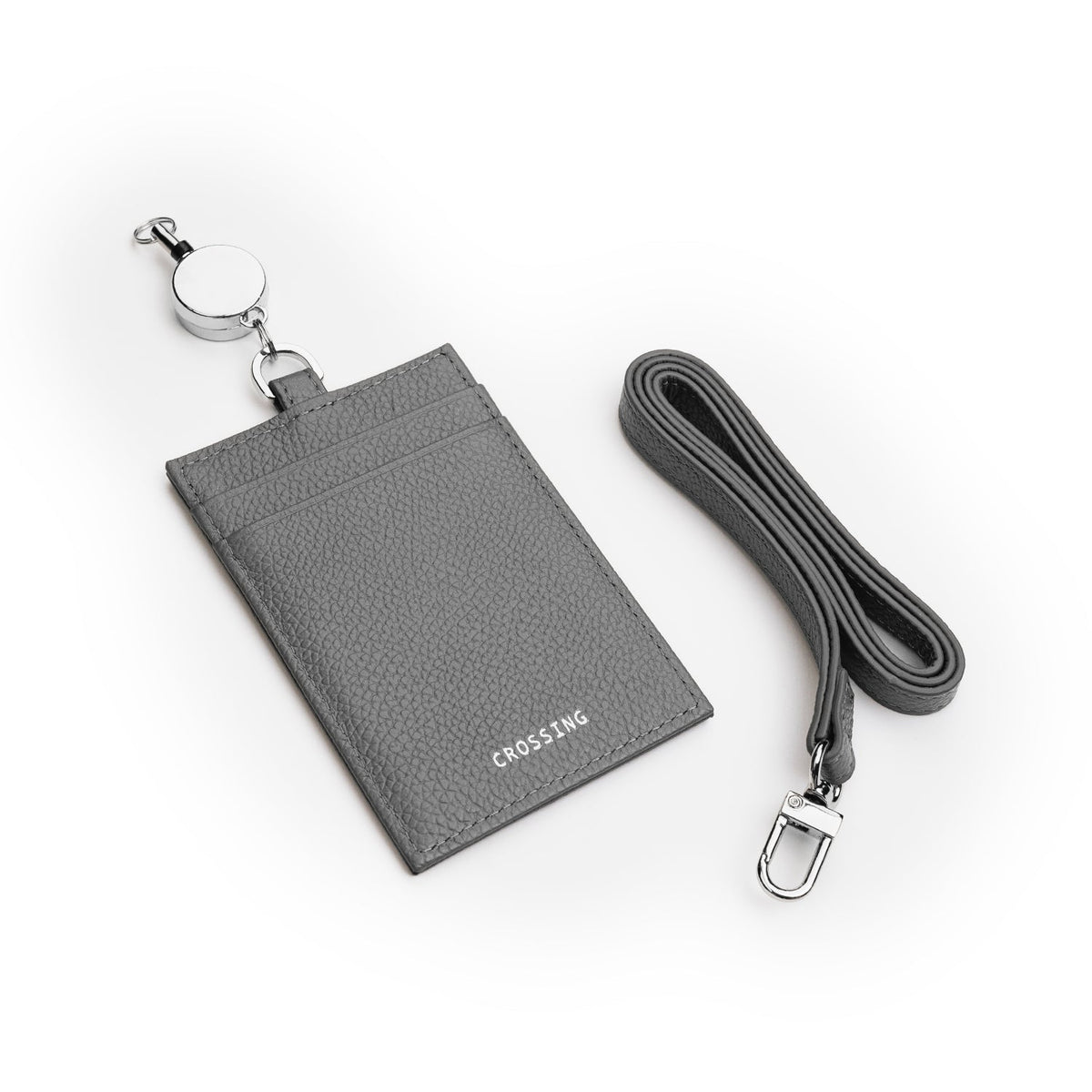 Crossing Milano Retractable Lanyard - Grey