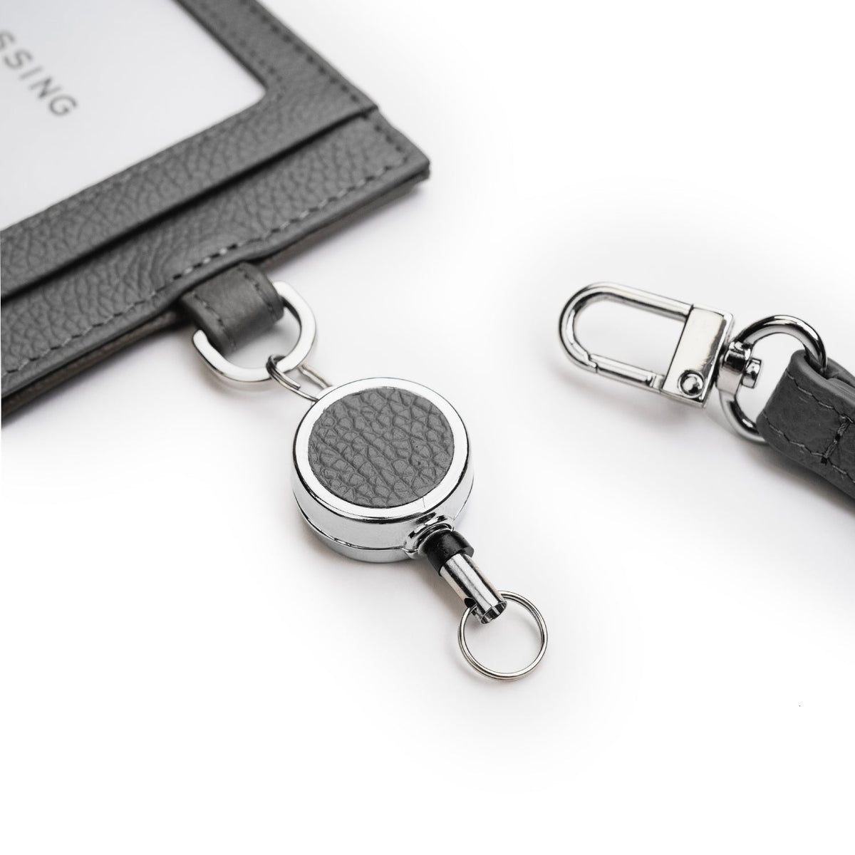 Crossing Milano Retractable Lanyard - Grey