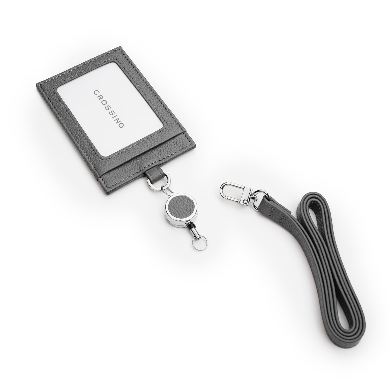Crossing Milano Retractable Lanyard - Grey