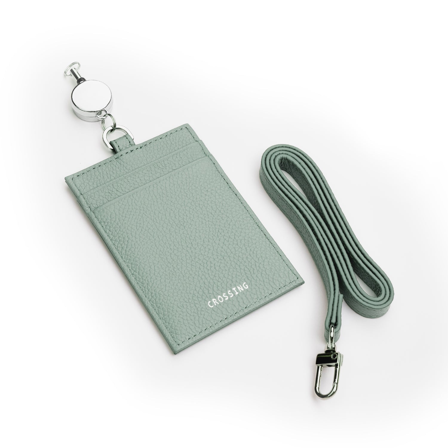 Crossing Milano Retractable Lanyard - Sage