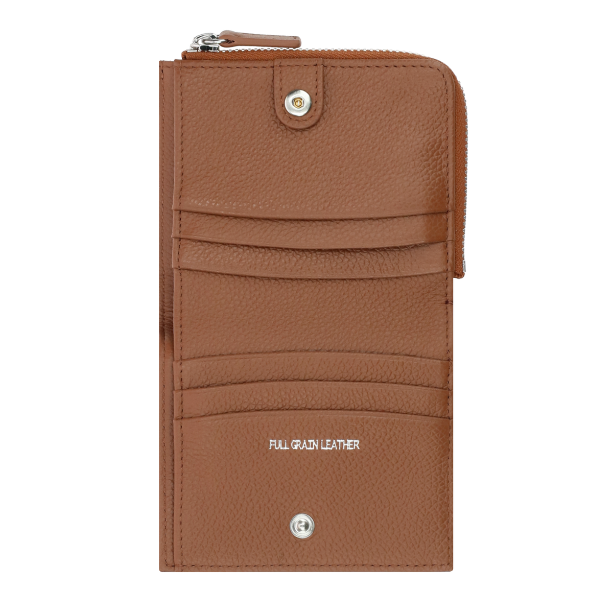 Crossing Milano Small Zip Wallet - Barcos Brown