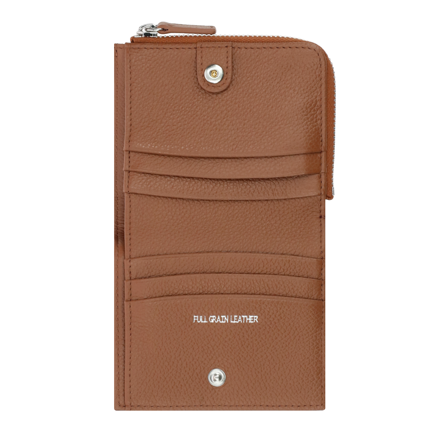Crossing Milano Small Zip Wallet - Barcos Brown