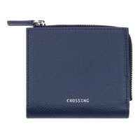 Crossing Milano Small Zip Wallet Rfid - Barcos Navy