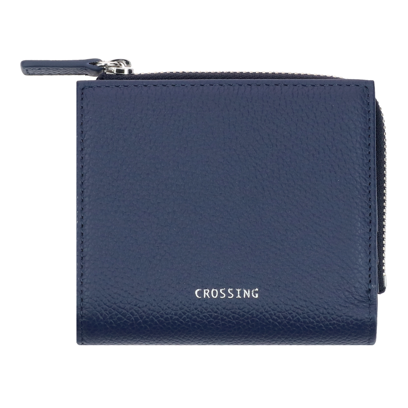 Crossing Milano Small Zip Wallet Rfid - Barcos Navy