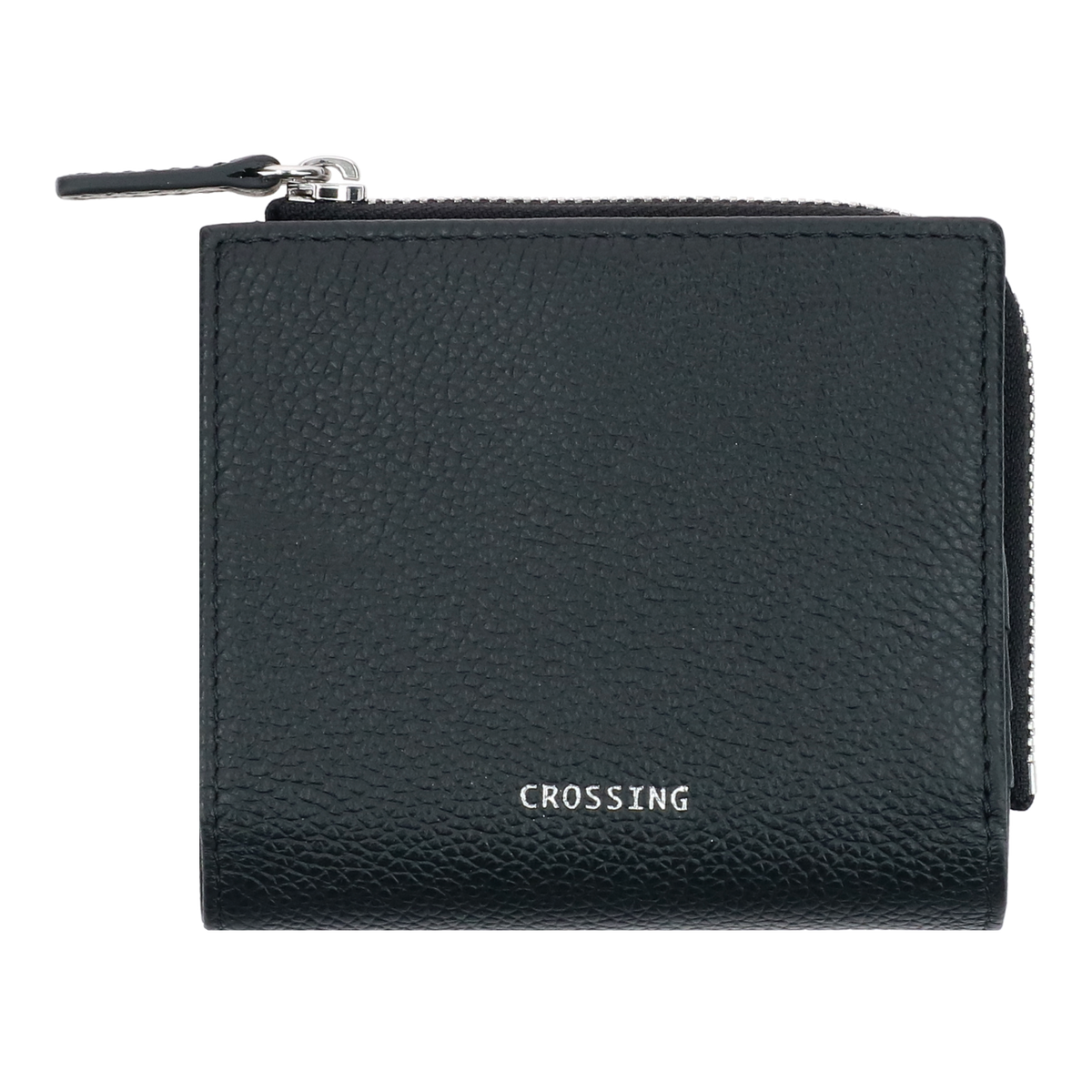 Crossing Milano Small Zip Wallet Rfid - Black